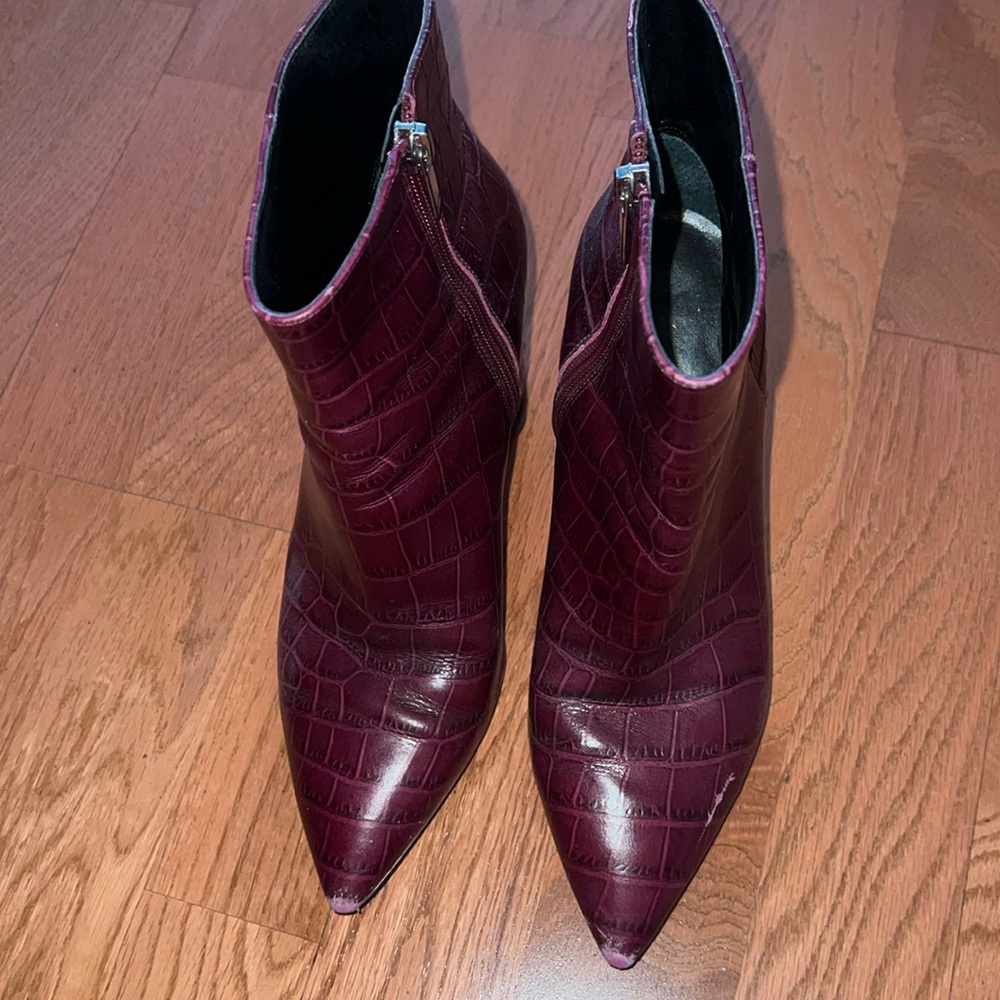 Marc Fisher Burgundy Boots